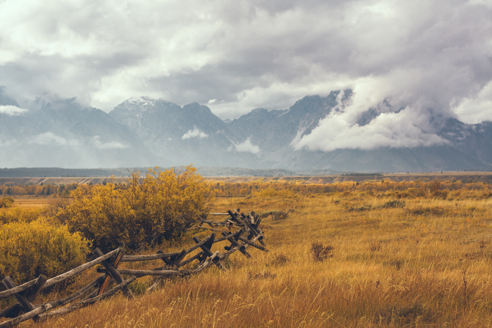 Travel photographer Grand Tetons National Park