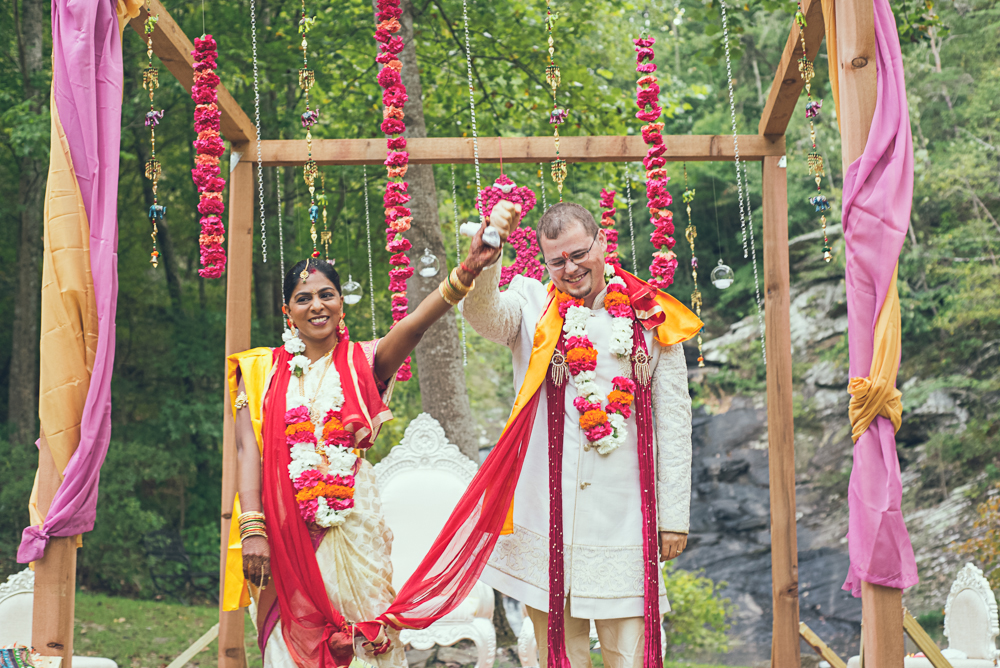 Atlanta Indian Wedding Photographer High Tower Falls
