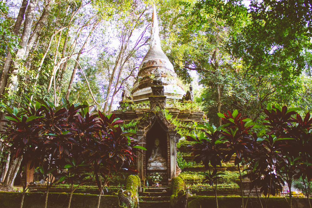 Travel photography Chiang Mai Thiland Forest Monk Temple