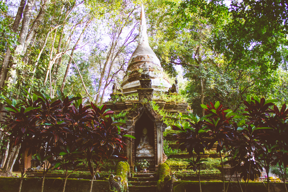 Travel photography Chiang Mai Thiland Forest Monk Temple