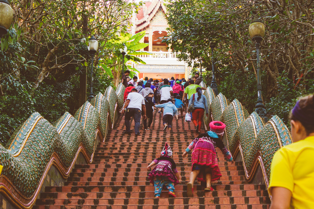 Travel photography Chiang Mai Thiland Forest Monk Temple