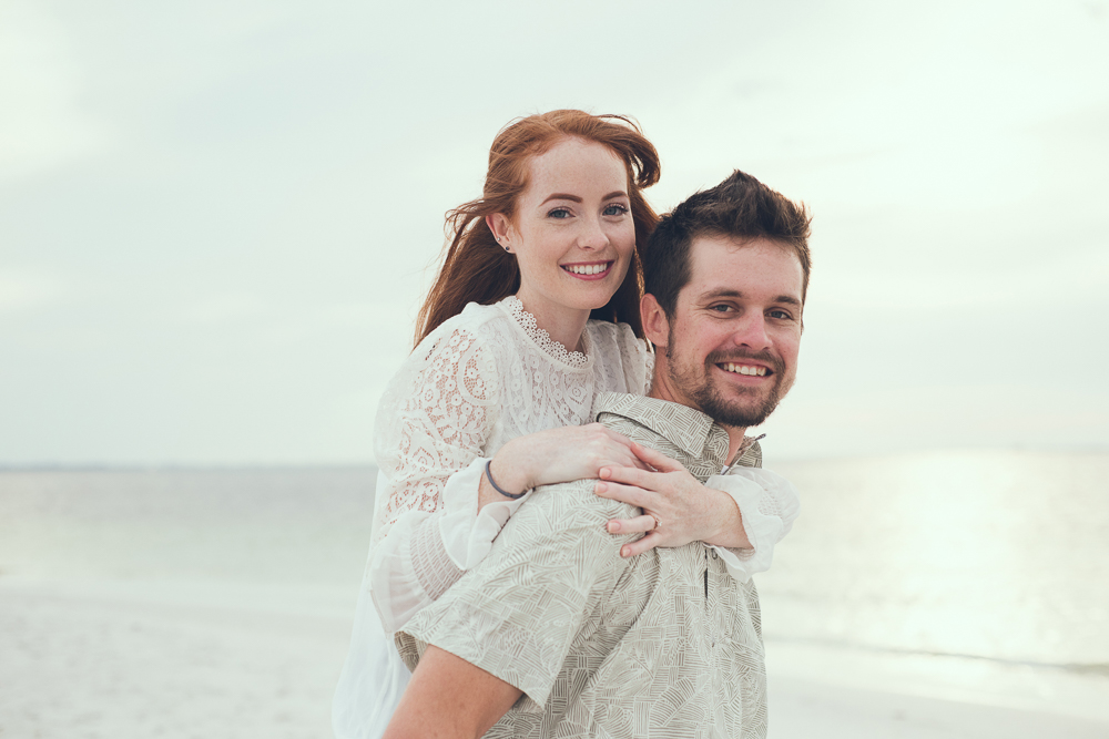 Tampa and Destination Wedding Photographer | www.Joyelan.com | Fort Myers Beach Engagement Session