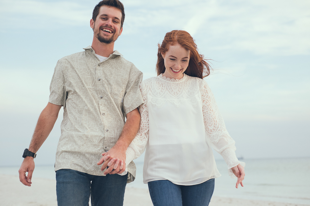 Tampa and Destination Wedding Photographer | www.Joyelan.com | Fort Myers Beach Engagement Session