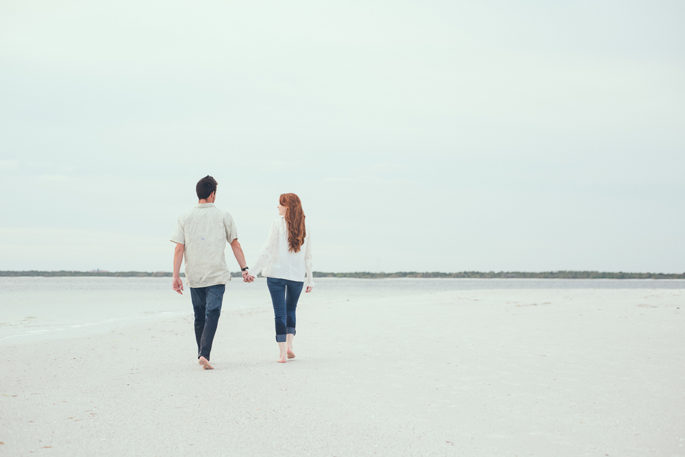 Tampa and Destination Wedding Photographer | www.Joyelan.com | Fort Myers Beach Engagement Session