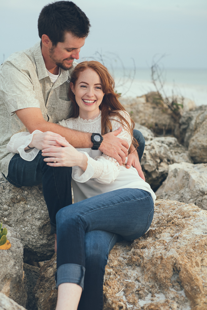 Tampa and Destination Wedding Photographer | www.Joyelan.com | Fort Myers Beach Engagement Session