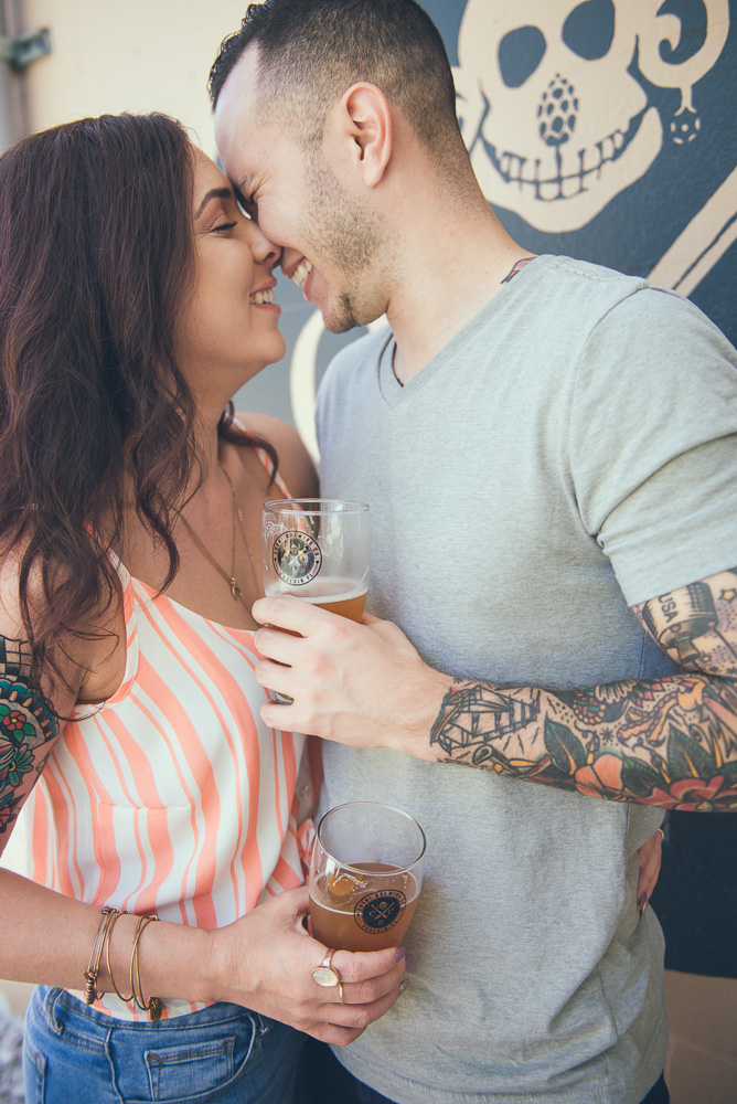 Tampa and Destination Wedding Photographer | www.Joyelan.com | Honeymoon Island Engagement | Beach Weddings Florida | Cueni Brewing Engagement session | Anna Maria Island Wedding