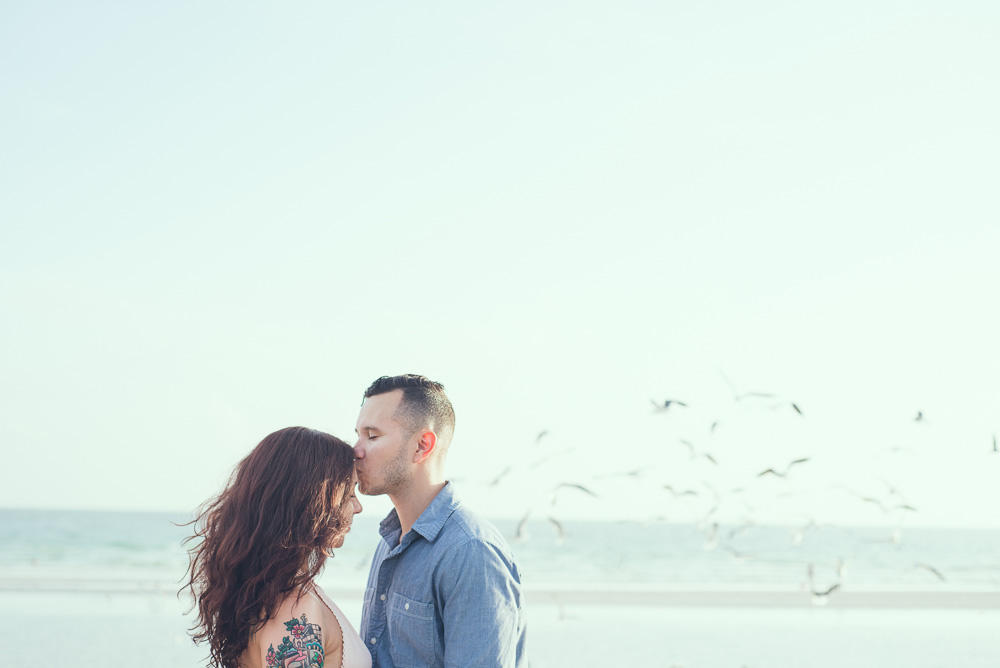 Tampa and Destination Wedding Photographer | www.Joyelan.com | Honeymoon Island Engagement | Beach Weddings Florida | Anna Maria Island
