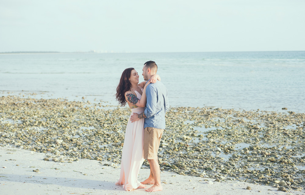 Tampa and Destination Wedding Photographer | www.Joyelan.com | Honeymoon Island Engagement | Beach Weddings Florida | Anna Maria Island