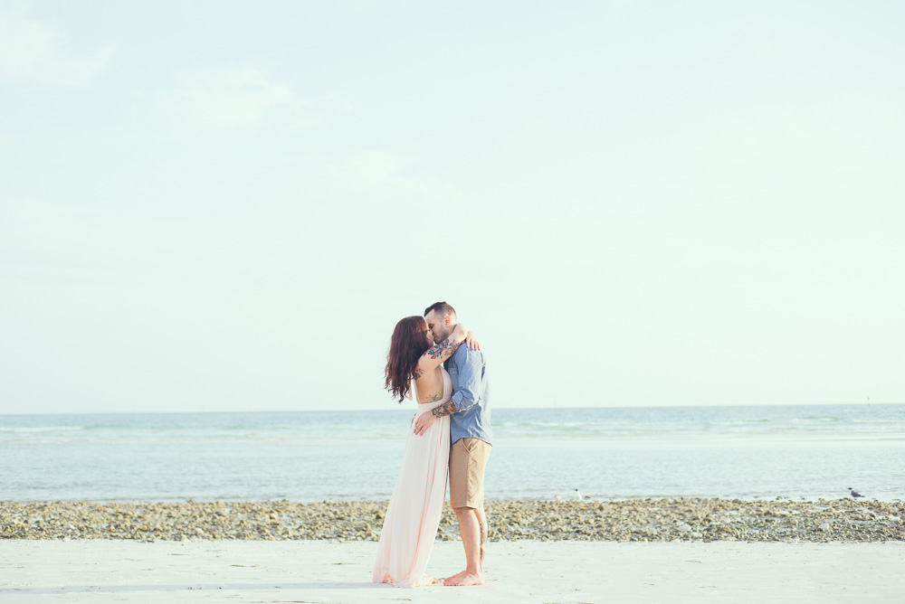 Tampa and Destination Wedding Photographer | www.Joyelan.com | Honeymoon Island Engagement | Beach Weddings Florida | Anna Maria Island
