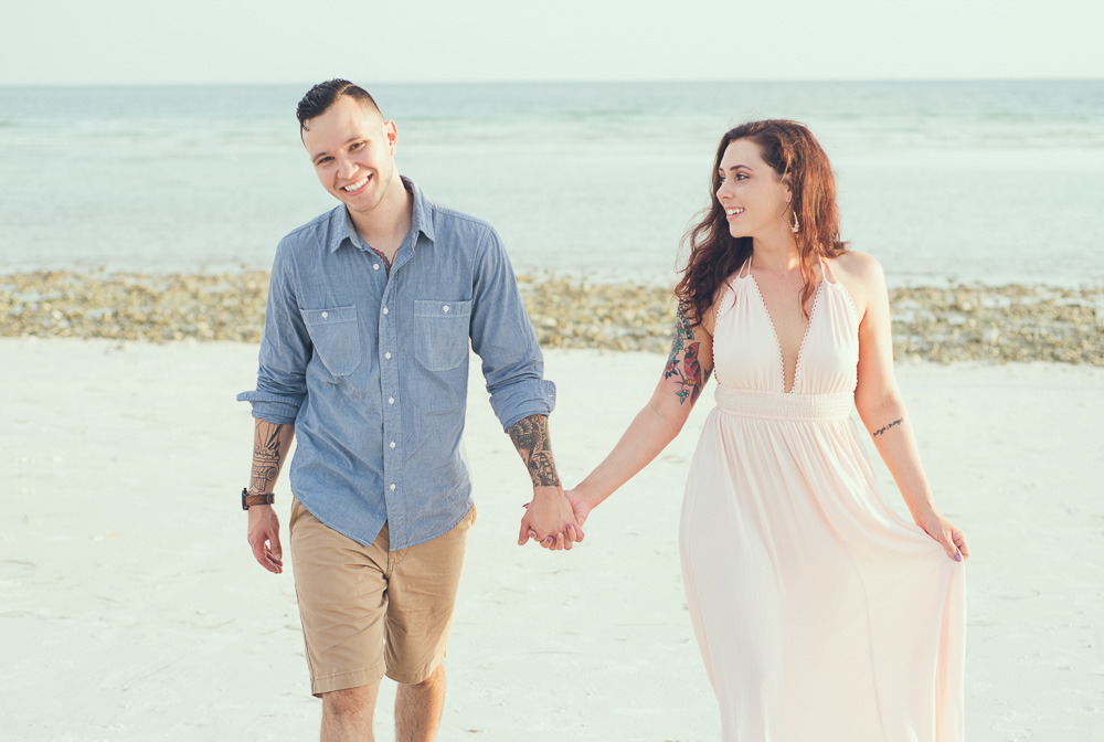 Tampa and Destination Wedding Photographer | www.Joyelan.com | Honeymoon Island Engagement | Beach Weddings Florida | Anna Maria Island