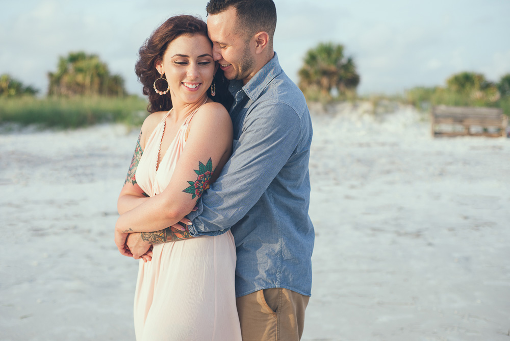 Tampa and Destination Wedding Photographer | www.Joyelan.com | Honeymoon Island Engagement | Beach Weddings Florida | Anna Maria Island