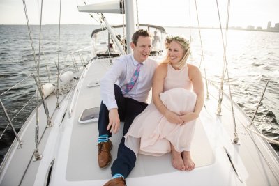 Tampa Elopment Photographer | www.Joyelan.com | St. Pete Sailboat Elopement