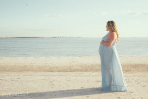 Clearwater Maternity Photographers | www.Joyelan.com | Honeymoon Island Sunset Maternity Session