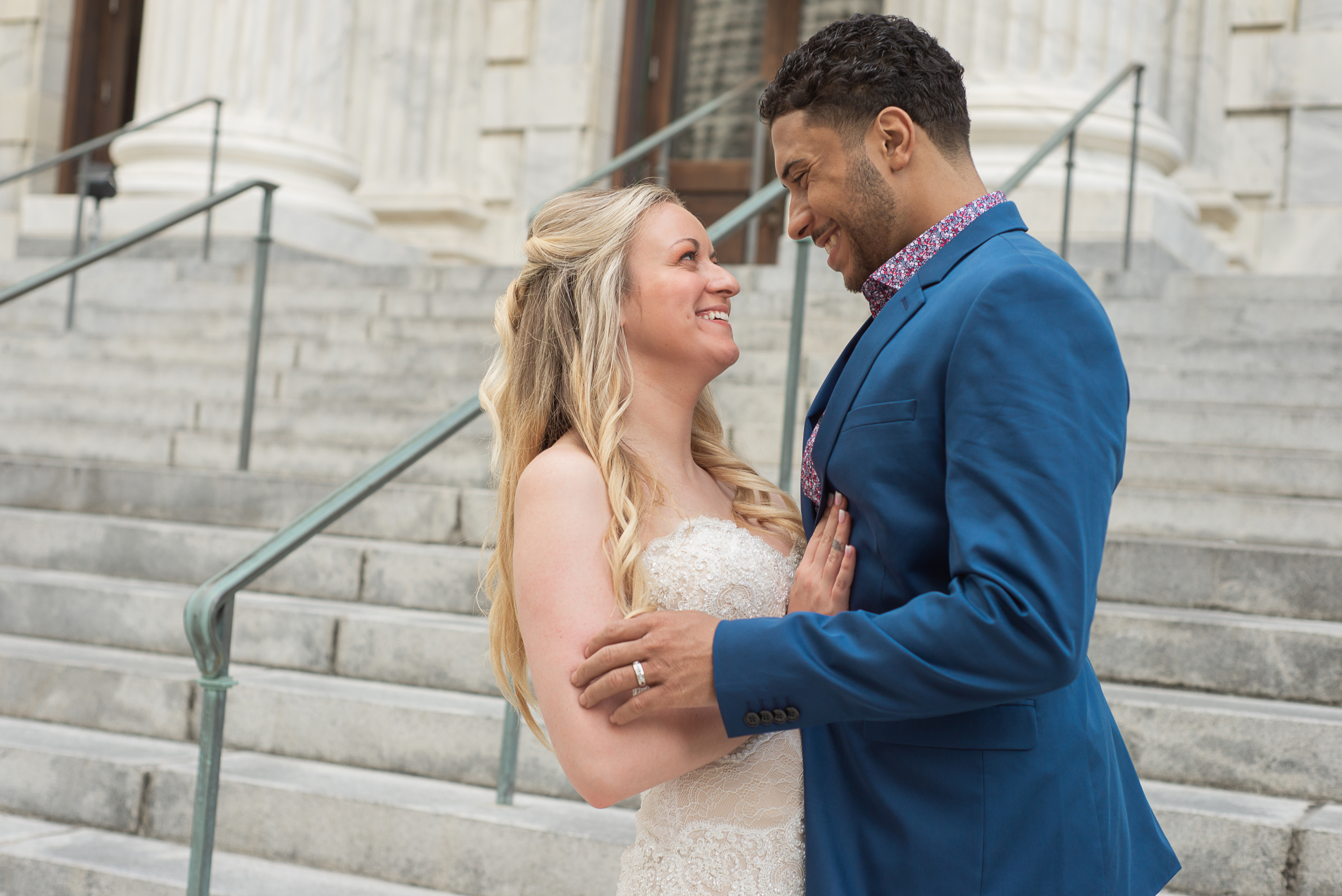 Tampa Elopement Photographer - Hillsborough county courthouse - Le Meridien Tampa Wedding