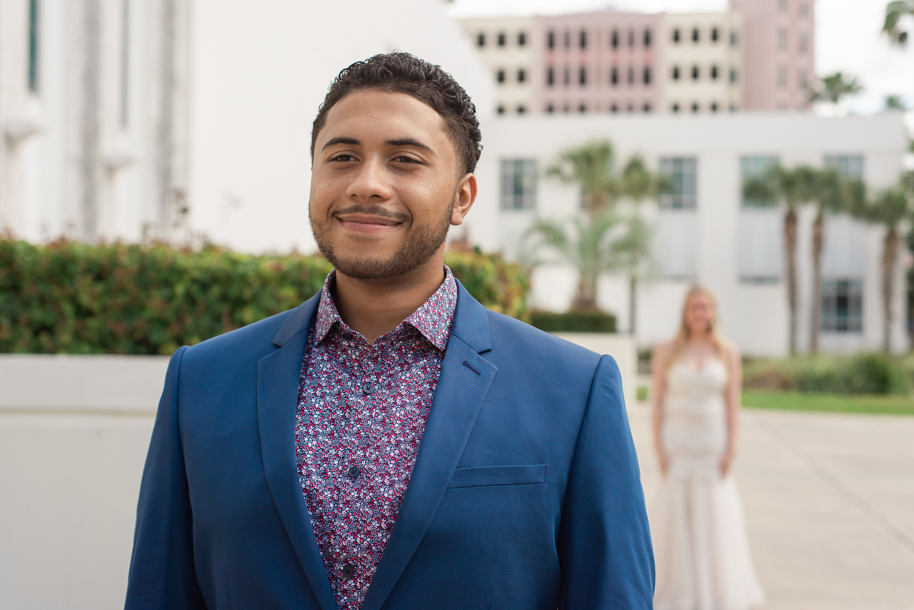 Tampa Elopement Photographer - Hillsborough county courthouse - Le Meridien Tampa Wedding