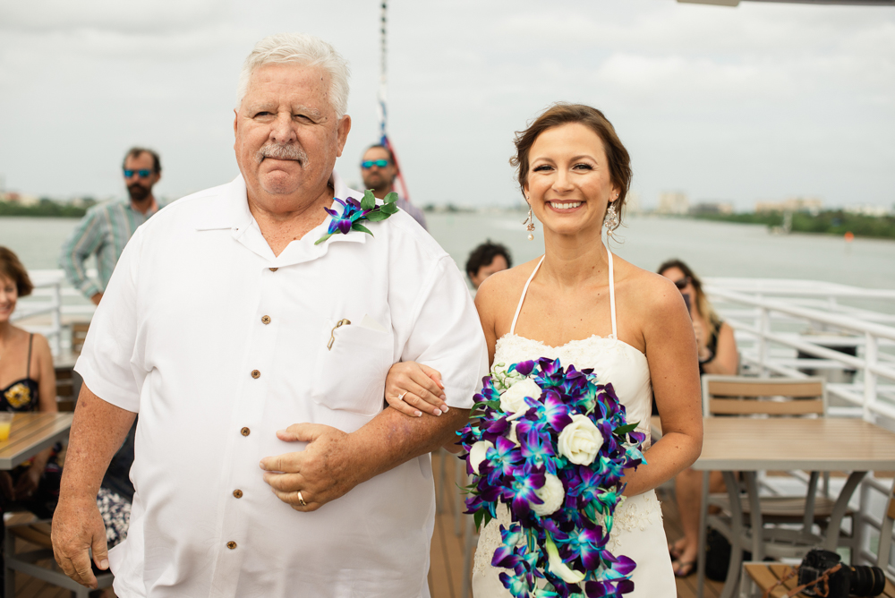 Yacht Starship Wedding, Clearwater Wedding photographer, Elopement Clearwater Beach, Dunedin Wedding Photographer