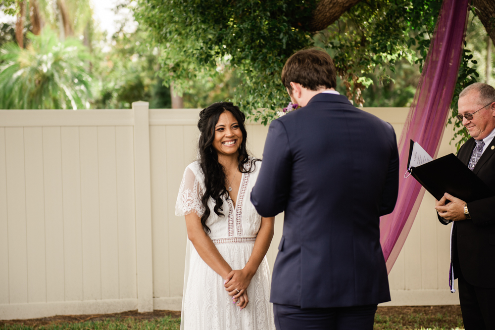 Tampa Wedding Photographer | Clearwater Backyard Wedding | Joyelan Photography