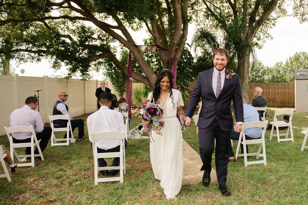 Tampa Wedding Photographer | Clearwater Backyard Wedding | Joyelan Photography