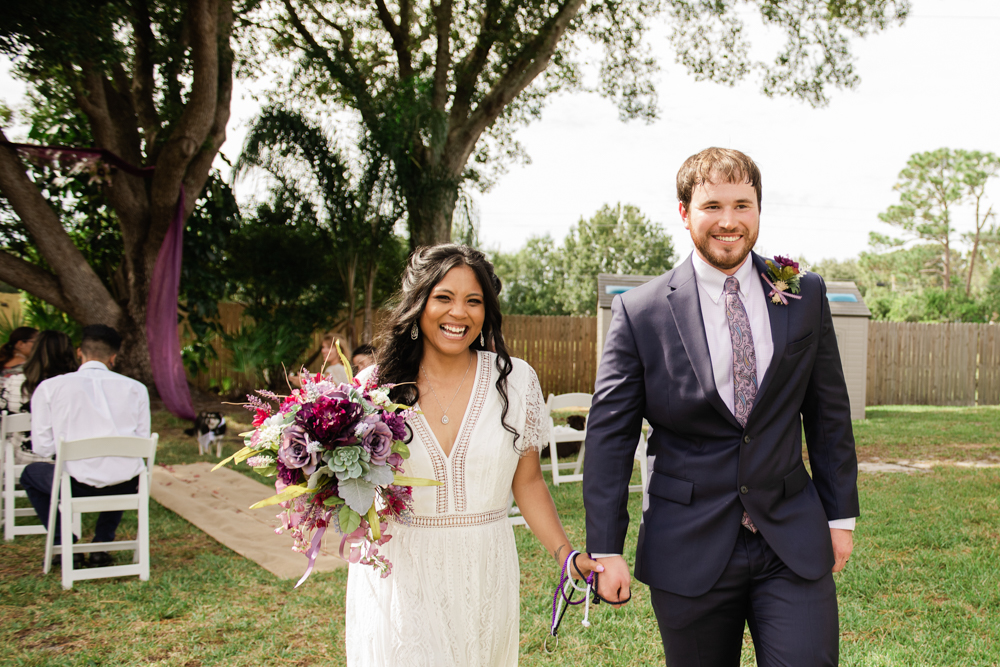 Tampa Wedding Photographer | Clearwater Backyard Wedding | Joyelan Photography