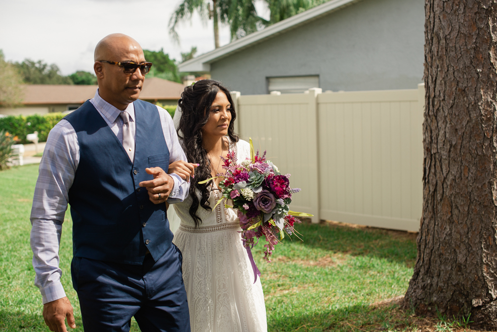 Tampa Wedding Photographer | Clearwater Backyard Wedding | Joyelan Photography