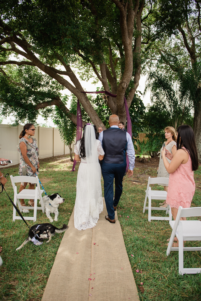 Tampa Wedding Photographer | Clearwater Backyard Wedding | Joyelan Photography