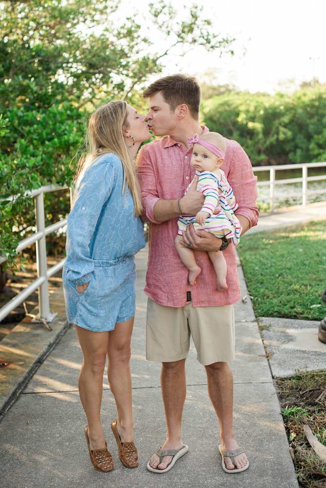 Family portrait session in Safety Harbor Florida located at the Veterans Memorial Marina by Joyelan Photography, Tampa bay wedding photographers, Wedding Photographers in Clearwater Florida, Elopement Photographer Tampa, Safety Harbor Resort Wedding Photographer