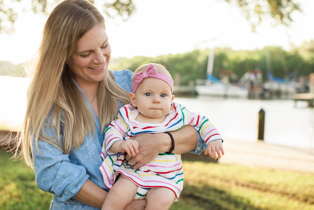 Family portrait session in Safety Harbor Florida located at the Veterans Memorial Marina by Joyelan Photography, Tampa bay wedding photographers, Wedding Photographers in Clearwater Florida, Elopement Photographer Tampa, Safety Harbor Resort Wedding Photographer