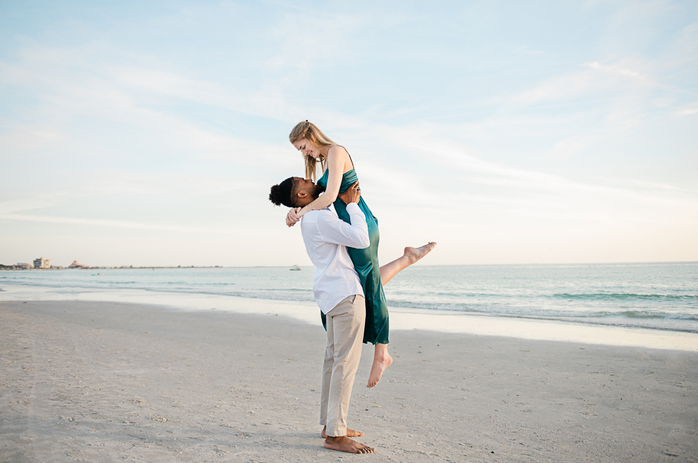 Clearwater Wedding Photographer-www.Joyelan.com, Dali and Beach Engagement Session - Cassidy Hallow - Mr. Beast - St. Petersburg Florida Wedding -Joy Hmielewski