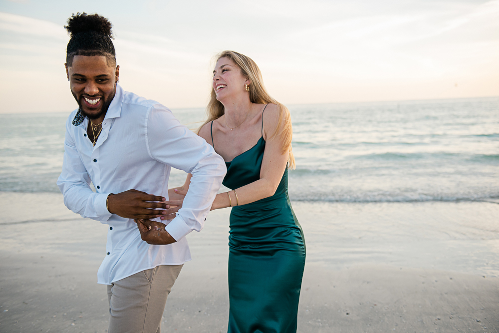 Clearwater Wedding Photographer-www.Joyelan.com, Dali and Beach Engagement Session - Cassidy Hallow - Mr. Beast - St. Petersburg Florida Wedding -Joy Hmielewski