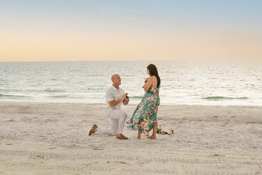 Clearwater Beach Proposal | Joyelan Photography | Sheraton Sand Key Resort Wedding Photographer