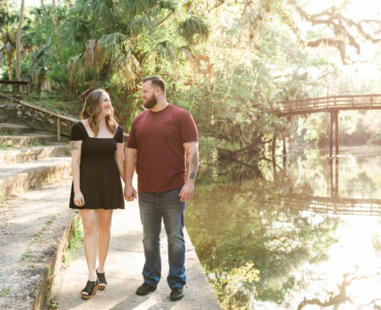 Couple engagement session