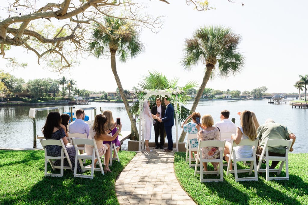 Private ceremony st pete florida wedding photography