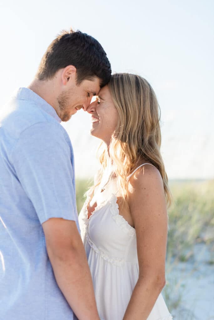 Clearwater Beach - Engagement Session with dog  - Diana and John - Joyelan Photography