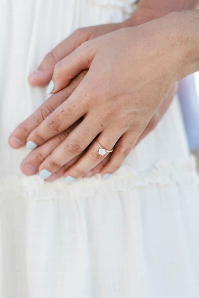 Clearwater Beach - Engagement Session with dog - Diana and John - Joyelan Photography