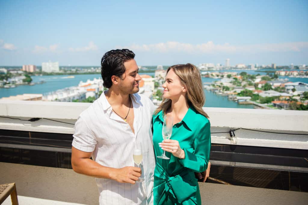 proposal at clearwater beach FL