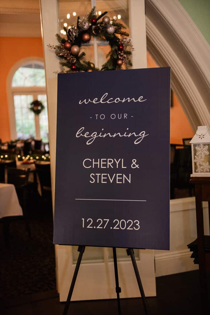 Wedding sign