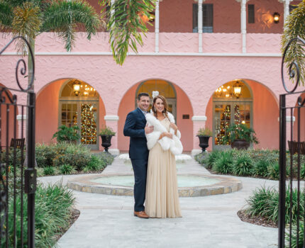 micro wedding at the Hacienda Hotel New Port Richey